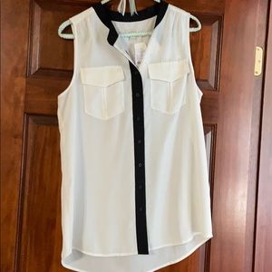 Jcrew sleeveless blouse